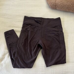 Pact Brown On the Go-To Pocket Leggings